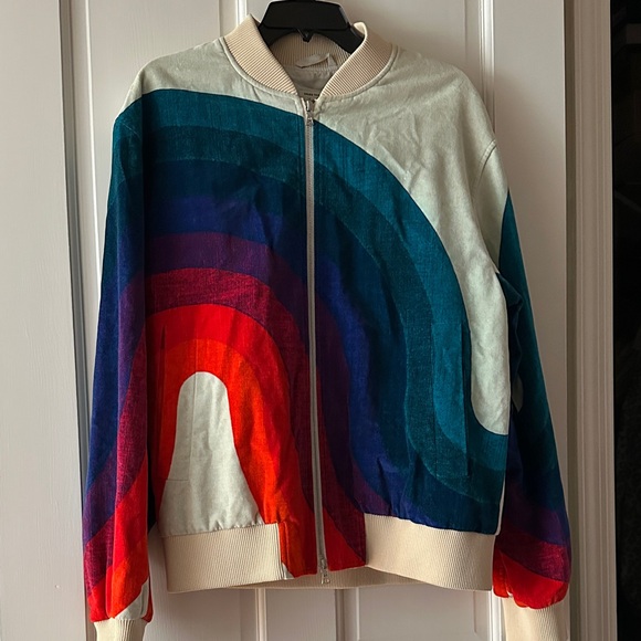 Dries Van Noten Verner Panton Wave Bomber Jacket - Picture 1 of 5